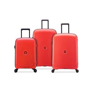 Delsey PARIS - BELMONT PLUS - Set de 3 valises rigides 70,5cm/ 82,5cm - Rouge pale - Publicité