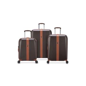 Delsey PARIS - PROMENADE HARD 2.0 - Set de 3 valises rigides 55cm/ 66cm/ 76cm - Chocolat - Publicité