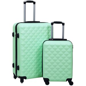 vidaXL Ensemble De Valises Rigides 2 Pcs Menthe Abs - Publicité