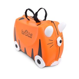 trunki Valise à roulettes enfant tigre Tipu, orange