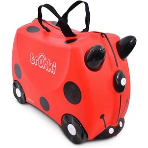 trunki Valise a roulettes enfant coccinelle Harley, rouge