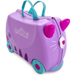 trunki Valise a roulettes enfant chat Cassie, violet