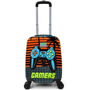 Kids Gris Orange Gamer Bagage pour enfant à motifs 16737