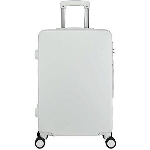 LANAZU Valises à roulettes Bagages Portables de Grande capacité Valise résistante à l'usure et aux Chutes pour Les étudiants Bagages à Main (White) - Publicité