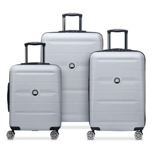 DELSEY PARIS COMETE Plus Set de 3 valises rigides Gris Argent - Publicité