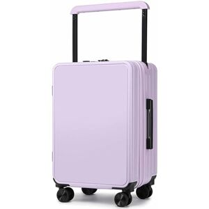 CASEGO Valise à roulettes de Grande capacité de 20 Pouces, légère et Portable, résistante à l'usure et aux Rayures, Chariot réglable à Plusieurs Niveaux (Purple 26) - Publicité