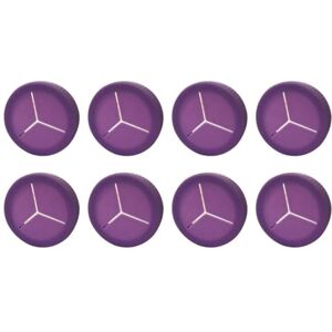 Generic Lot de 8 housses de protection en silicone pour roue de valise, violet, Size - Publicité