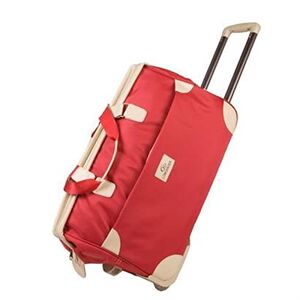 SUICRA Sac de Voyage Rolling Luggage Bag Women Carry on luggag Bags Travel Trolley Bag for Men Trolley Bag on Wheels Trolley Suitcase Wheeled Duffle (Color : Red) - Publicité