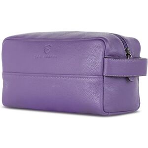 VON HEESEN Trousse de toilette pour homme et femme, violet, 1 compartiment principal - Publicité