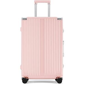 YIMAILD Valise Trolley à Cadre en Aluminium, Valise à roulettes universelles, boîte à Code de Voyage Durable. Publicité