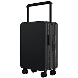 NYASAA Valise Trolley Large, Valise d'embarquement Centrale de Grande capacité de 20 Pouces Valise à Mot de Passe TSA à Roue Universelle transfrontalière (Black 24 inches) - Publicité