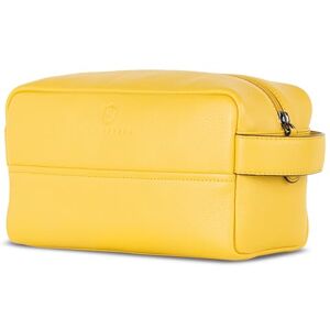 VON HEESEN Trousse de toilette pour homme et femme, jaune, 1 compartiment principal - Publicité