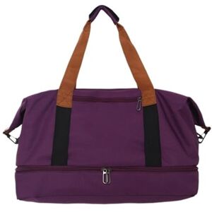 ASHSDI Sac de Sport Femme Homme Sac De Week-End pour Femmes avec Compartiment À Chaussures, Sac De Voyage De Nuit en Tissu Oxford Sac de Voyage (Color : B, Size : 61 * 27 * 32 cm) - Publicité