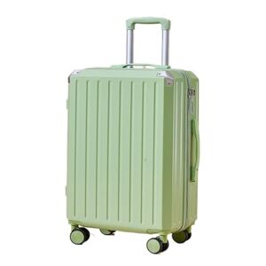 MEDUZA Valise Boîtier De Chariot Anti-Collision Rétro À La Mode, avec Port De Chargement À Fermeture Éclair, Boîte De Mot De Passe De for Hommes Et Femmes Valises (Color : Green, Size : A) - Publicité