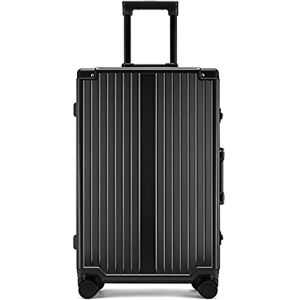 YIMAILD Valise Trolley à Cadre en Aluminium, Valise à roulettes universelles, boîte à Code de Voyage Durable. Publicité