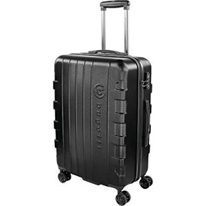 bugatti Galatea Valise Rigide 66x47x26,5 cm 65L, 4 Roues avec Serrure à Combinaison TSA, Noir - Publicité