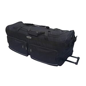 Grand Sac de Voyage ou Sport, à Roulettes. Tailles L-100 L, XL-115 L,  XXL-150 L, XXXL-200 L. Noir et bleu Bleu bleu 150L