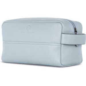 VON HEESEN Trousse de toilette pour homme et femme, bleu clair, 1 compartiment principal - Publicité