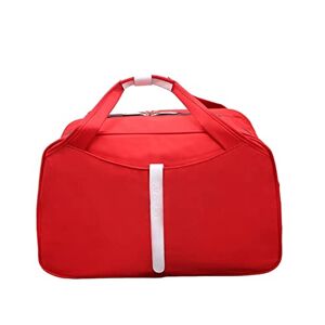 DIGJOBK Sac de Voyage Casual Oxford Women Large Capacity Travel Bag Men Travel Bags Traveling Duffle Bag Ladies Shoulder Bags(Color:Orange) - Publicité