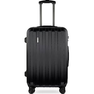 bugatti Valise Rigide Lima 67 x 45 x 27,5 cm Valise de Voyage à 4 Roues, Noir - Publicité