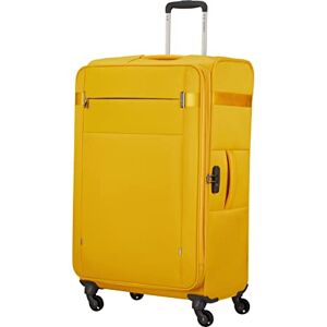 Samsonite Citybeat Spinner L Valise Extensible 78 cm 105/113 L Jaune (Golden Yellow), Jaune (doré Jaune), Spinner L (78 cm 105/113 L), Valises et Chariots - Publicité