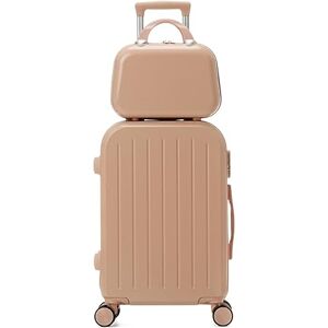 ADLWVP Valise Trolley Valise Bagages Valises Rigides Bagages légers avec Mot de Passe Valise à roulettes pour Hommes et Femmes Bagage à Main (Color : E, Size : 24inch) - Publicité