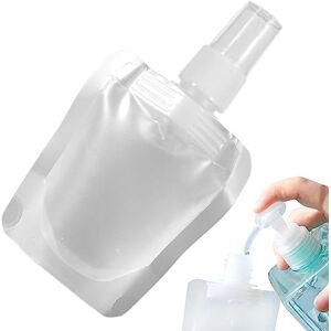 Voyage Rechargeables   Contenants Toilette vides 30 ML   Trousses Toilette Taille Voyage, Sacs d'emballage Portables étanches pour Produits Toilette, Lotion, Halatua - Publicité