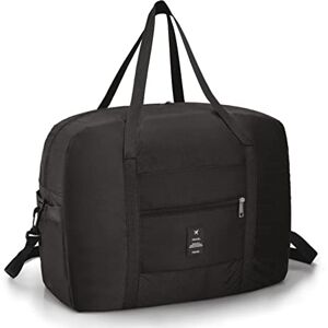 PALAMEA 40L Bagage de Voyage léger et Pliable Bagage Cabine 45x36x20 easyJet Sac de Voyage Sac de Sport pour Voyage Sport Gym Noir - Publicité