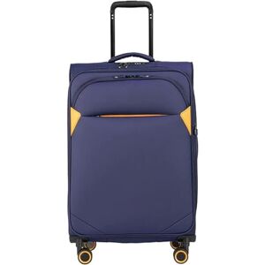 REEKOS Bagage Cabine Valise Cabine Valises Extensibles Bagages De Grande Capacité Valises Étanches Serrure À Combinaison TSA Bagage Valises de Voyage Valise (Color : Blue, Size : 20 inch) - Publicité