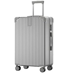 HBBursts Valise À Coque Rigide, Valise À Roulettes Universelle Pivotante À Grand Volume Avec Sac De Transport, Résistante Aux Chutes Et À La Pression, Pas Facile À Déformer ( Color : 22 , Size : Silver ) - Publicité