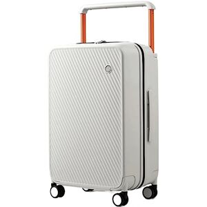 SONAXO Valise de Grande capacité, Valise à Main, poignée Large rétractable, Valise pour Hommes et Femmes d'affaires, Valise de Voyage, adaptée à Une Utilisation en extérieur (White 24inch) - Publicité