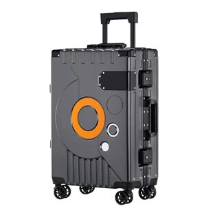 Wnota Bagage Bagage Rigide avec Serrure TSA Spinner Cadre en Aluminium Boîtier De Chariot Roue Universelle Valise Trolley (Color : B, Size : 24 inch) - Publicité