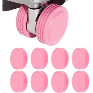 ANBOO Lot de 8 housses de protection de roue en silicone   Antidérapantes et silencieuses   Housses de protection étanches   Protection anti-chocs pour bagages   Couverture tout compris pour roues de - Publicité