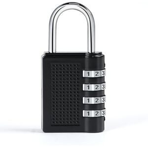 flintronic Cadenas Code de 4 Chiffres, Luggage Locks, Cadenas à Bagages Cadenas à Combinaison, Verrouillage du Code pour Casier Gym - Publicité