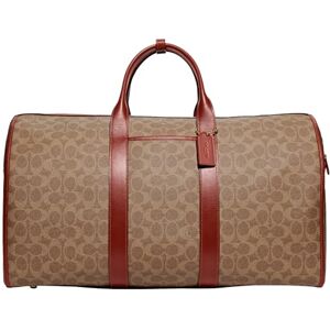 Coach Duffle Weekender Sac de voyage Monogramme Cognac, marron - Publicité