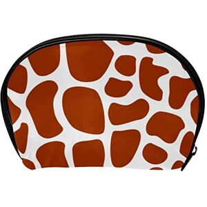 Générique Trousse de Toilette, Trousse de Maquillage de Voyage pour Femmes Hommes,Animal Motif Girafe Marron - Publicité