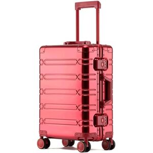 OXOAMP Bagage Valises à roulettes légères de Luxe, Bagages de Grande capacité en Alliage d'aluminium et de magnésium, valises de Voyage d'affaires Équipement de Voyage (Color : B, Size : 28inch) - Publicité