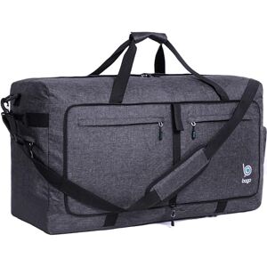 Bago Sac de sport à roulettes – 68,6 cm, 76,2 cm, 78,7 cm, 80 L, 100 L, 120  L, sac de voyage pliable, sac de voyage imperméable, robuste et léger pour