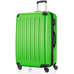 HAUPTSTADTKOFFER Spree Valise plus Grande de soute, Trolley Rigide ABS, TSA, extensible, extra léger, 4 roues, 75 cm, 119 L, Vert Pomme - Publicité