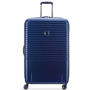 DELSEY PARIS Caumartin Plus Valise Grande Taille Rigide 76x54x29 cm 107 Litres L Bleu Acier - Publicité