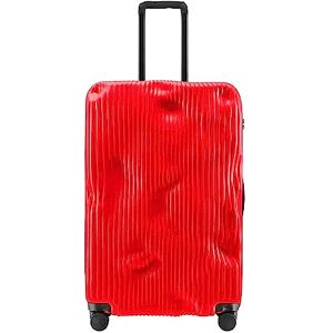 LANAZU Valise à roulettes avec Cadre en Aluminium, Valise de Grande capacité avec Serrure à Code de sécurité, Valise à Main, adaptée aux Vacances et aux Voyages (B 28 inches) - Publicité