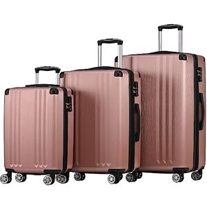 3 Pièces Rigide Ensemble de Coffres Valise Trolley M - L - XL Set