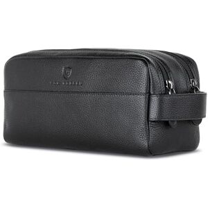 VON HEESEN Trousse de toilette pour homme et femme, Noir , 2 compartiments principaux - Publicité