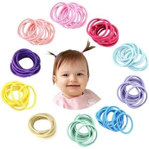 Willight 200 Pièces Elastique Cheveux Fille, Petit Elastique à Cheveux, 2,5 cm Multicolor Bandes Élastiques Pour Cheveux, Elastique Cheveux Bebe, pour Enfants Bébés Petites Filles - Publicité