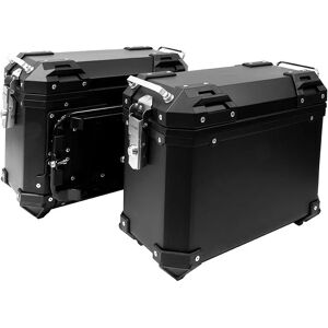 Valises laterales X-PLOR KSL28N 45L effet aluminium noir