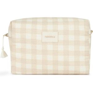 Nobodinoz Trousse de toilette imperméable Diva Ivory Checks - Publicité