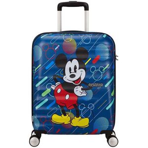 American Tourister Wavebreaker Disney Spinner 55/20 Trolley 36l Bleu Bleu One Size unisex - Publicité