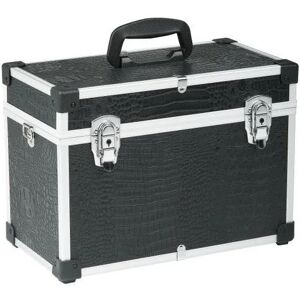 Sibel Valise de coiffure Croco Noire