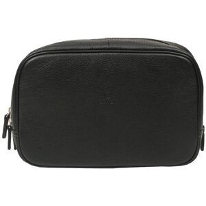 Bemon Trousse de toilette en cuir Noir