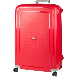 Grande valise 4 roues rigide S cure 81cm Samsonite Rouge